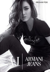 高清组图：梅根-福克斯性感代言阿玛尼牛仔系列