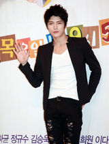 组图：金在中主演电视剧《守护BOSS》发布会