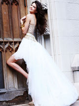 组图：17岁嫩模肯达尔-詹娜大片清新 水钻裙性感甜美