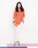 高清图：申敏儿时装大片缤纷百搭干练迷人