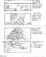 高清图：《大海啸之鲨口逃生》手绘剧本曝光