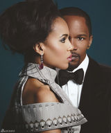 组图：杰米-福克斯与凯丽登杂志为“姜戈”造势