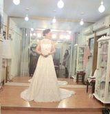 组图：“激吻女”张茆与外籍未婚夫首尔拍婚纱照