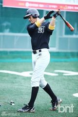 组图：韩艺人吴智昊金昌烈参加明星棒球大赛