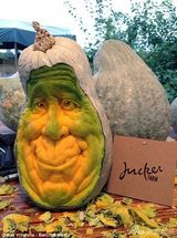 组图：德普凯奇变南瓜 经典鬼怪角色助兴万圣节