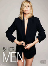 组图：安妮斯顿登杂志封面 与新片三主演大玩暧昧