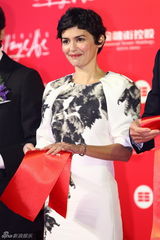 组图：奥黛丽塔图现身活动 郭富城张智霖拼帅