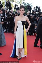 组图：《血缘》首映 歌迪亚霸气长裙艳压群芳