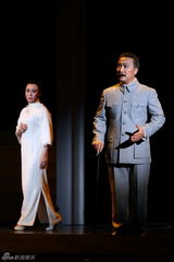 组图：北京京剧院《宋家姐妹》多流派同台中西合璧