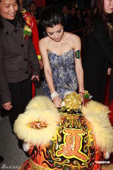 组图：陈茵媺过浪漫情人节 有物业被称小富婆