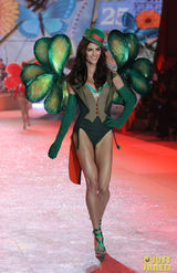 高清图：众超模走奢华内衣秀凸显骄人身材