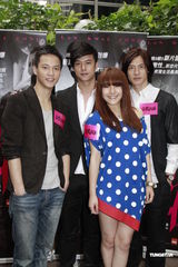 组图：钱国伟《喜爱夜蒲》开机 陈静与前男友碰面