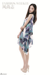 组图：阚清子新写真自我挑战 化身冷艳大气冰美人