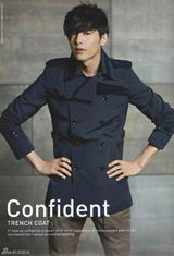 组图：韩国型男元斌春装写真干净帅气