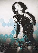 高清图：凯莉-米洛2012年历写真 化身性感女郎 