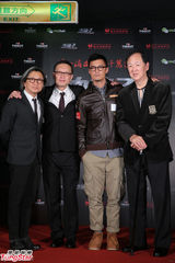 组图：余文乐挑大梁宣传新戏 彭于晏拿阮经天开涮