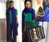 组图：明星爱街拍第9期各式围巾冬日搭配方案