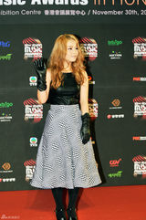 组图：MAMA红毯百张美图中韩明星争艳 韩彩英典雅