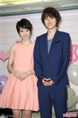 组图：广告女王刚力彩芽山崎贤人台湾宣传电影