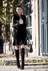 组图：戴娇倩最新街拍写真 尽显2013潮女风范