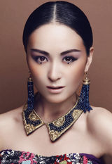 组图：戴娇倩彩妆大片突破自我冷艳诱惑