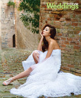 组图：金圭丽意大利婚纱写真展优美身姿