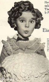 组图：秀兰邓波儿童星期可爱萌照似洋娃娃