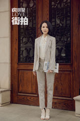 明星爱街拍：摇滚女爵杨乃文浪漫演绎都市OL