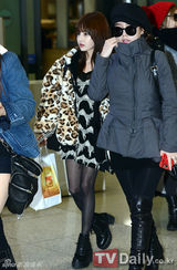 组图：韩团T-ara日本粉丝见面会圆满结束 亮相机场