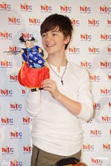 高清组图：Lady Gaga师弟格雷森台湾行可爱卖萌