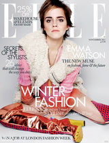 组图： 艾玛登《Elle》封面 可爱表情展小女人风情
