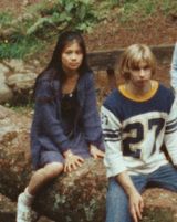 组图：翁美玲生前英国旧照曝光 与荷兰男友恩爱