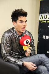 组图：亚当兰伯特上海妩媚开唱眼线撩人