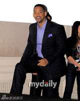 组图：威尔斯密斯出席《黑衣人3》韩国发布会