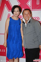 组图：《男人如衣服》香港首映 林峰熊黛林避谈感情