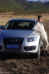 幻灯：郭晓冬牵手汽车品牌 任首位代言人拍摄广告