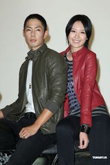 组图：吴建豪和女友感情稳定 与安心亚首合作广告