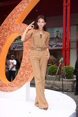 组图：林志玲帅气裤装当导演 称嫁好门比豪门重要