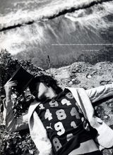 高清组图：花男李民浩黑白写真 化烟熏妆显妖魅