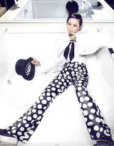 组图：李宇春化身特工拍时尚剧情大片