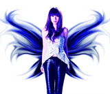 组图：王麟唯美写真中尽显高贵优雅