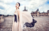 组图：林心如巴黎拍摄杂志大片 高贵雍容