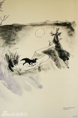 幻灯图：蒂姆-伯顿手绘草图亮相戛纳 囊括经典