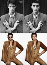 组图：男模微博征婚被揭穿 神级PS惊呆网友