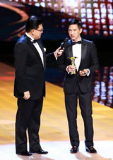 组图：张家辉凭《激战》获最佳男演员奖