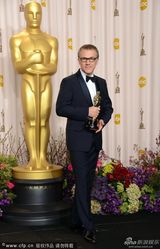 组图：奥斯卡后台-克里斯托弗-瓦尔兹低调亮相