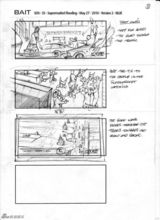 高清图：《大海啸之鲨口逃生》手绘剧本曝光