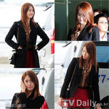 高清组图：少女时代允儿赴港 甜美亮相人气火爆