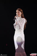 高清图：众巨星撑场雷颂德个唱 杨千嬅蕾丝诱惑