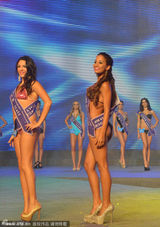 组图：世模小姐比基尼总决赛 长腿纤腰黄金比例